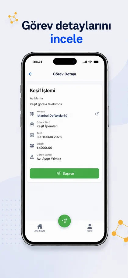 TevkilMatik görev detayları ekranı